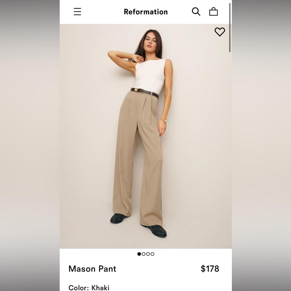 Reformation Mason Pant